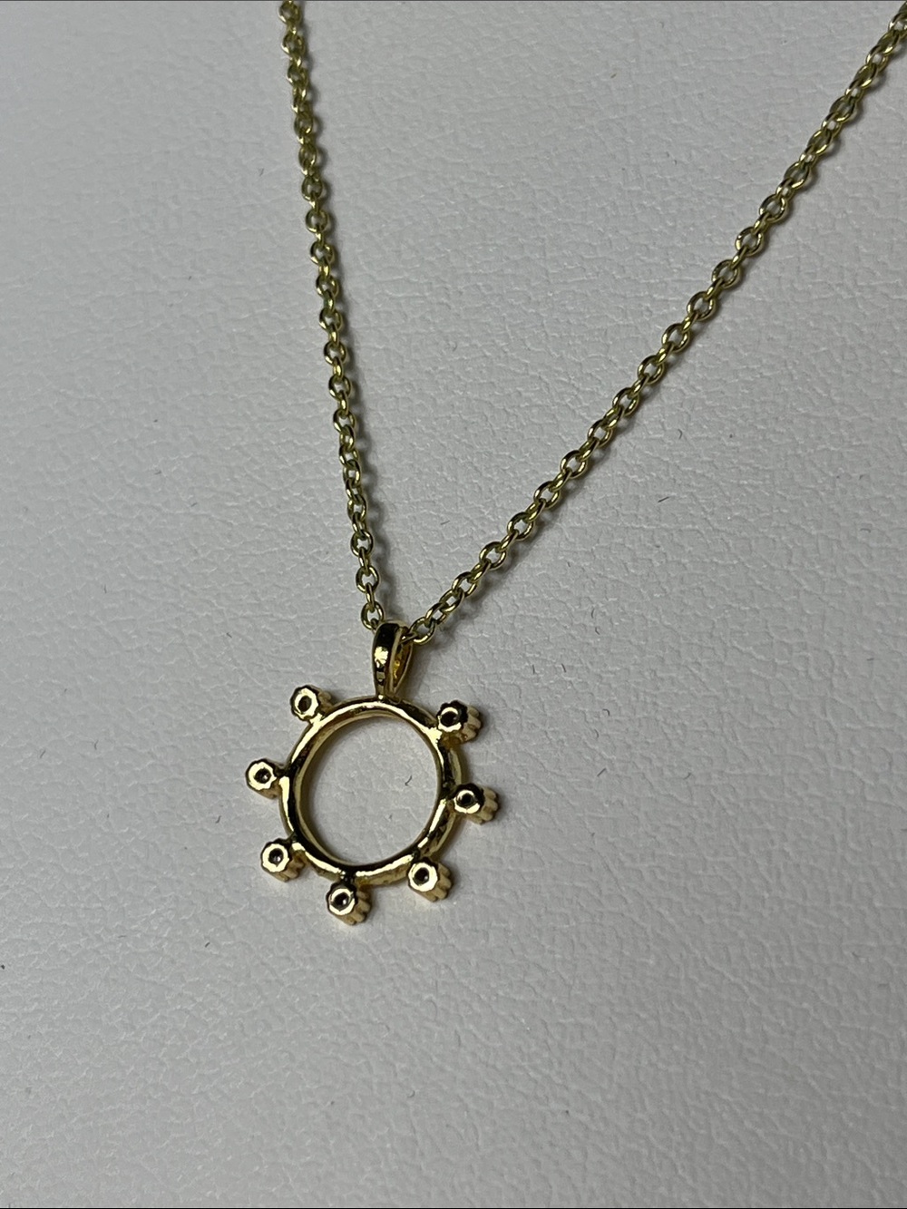 Gorjana Gold Sunburst Pendant Necklace